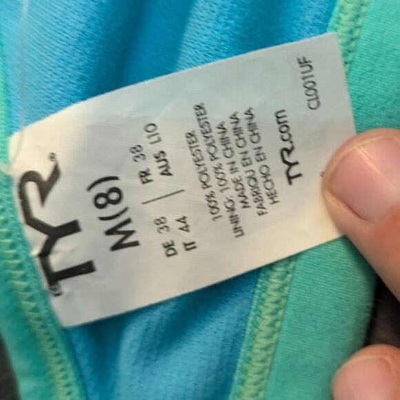 NWT TYR Tropical Mini Bikini M UPF 50 Swimsuit Bathing Suit Pool Vacation Beach - Picture 4 of 5